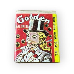 Golden Amerikan Tipi Kart Hediyeli Şekerli Sakız# SKZ2400 - Gökçekoleksiyon