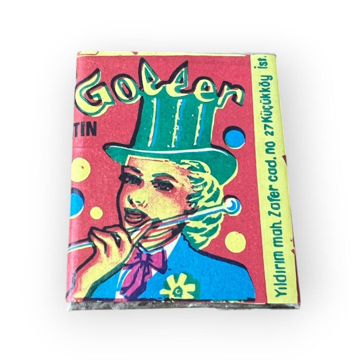 Golden Amerikan Tipi Kart Hediyeli Şekerli Sakız# SKZ2399 - 1