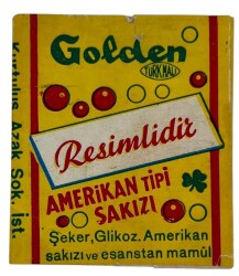 GOLDEN Sakız Sarma Kağıdı Stickers SKZ1686 - 2