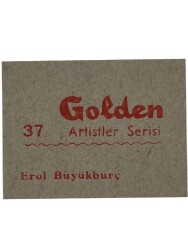 GOLDEN Sakızı Artistler Serisi No 37 EROL BÜYÜKBURÇ # SKZ1533 - 2