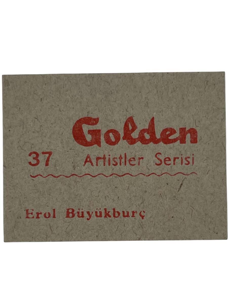 GOLDEN Sakızı Artistler Serisi No 37 EROL BÜYÜKBURÇ # SKZ1533 - 2