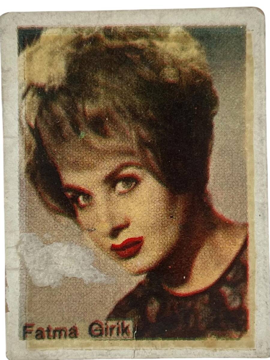 GOLDEN Sakızı Artistler Serisi No 77 FATMA GİRİK # SKZ1532 - 1