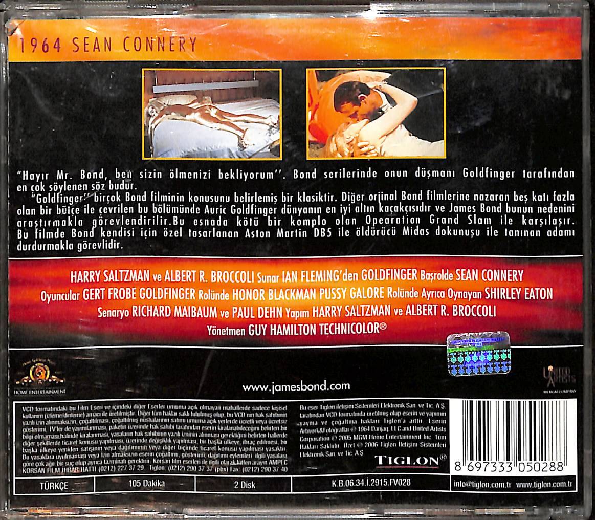Goldfinger - James Bond 007 Serisi Orijinal VCD Film VCD29105 - 2