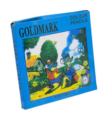 Goldmark 12'li Renkli Kuru Boya Seti (Kullanılmamış) AOB5099 - 2