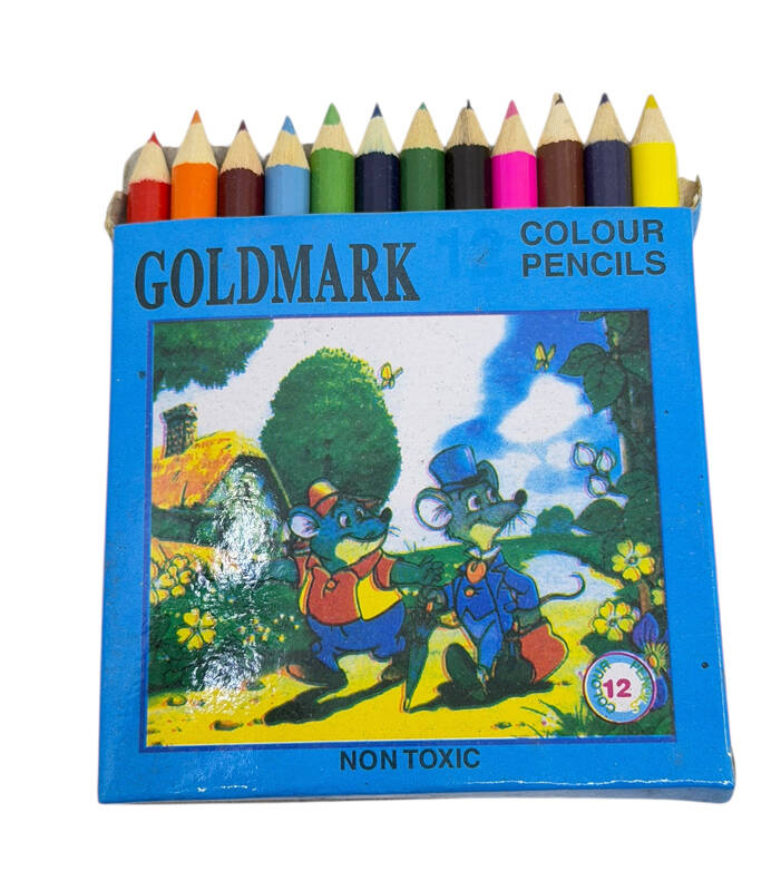 Goldmark 12'li Renkli Kuru Boya Seti (Kullanılmamış) AOB5099 - 1