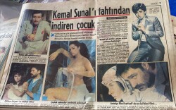 Gölge Adam Gazetesi 11 Kasım 1986 - Kemal Sunalı Tahtından İndiren Çocuk * KÜÇÜK EMRAH GZ114245 - 2