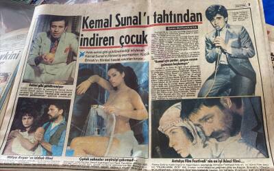 Gölge Adam Gazetesi 11 Kasım 1986 - Kemal Sunalı Tahtından İndiren Çocuk * KÜÇÜK EMRAH GZ114245 - 2