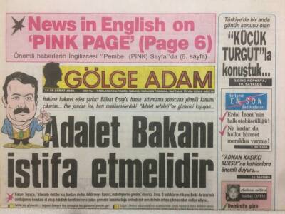 Gölge Adam Gazetesi 1420 Şubat 1989 - Galatasarayı Sarsan Aşkın Perde Arkası GZ51023 - 1