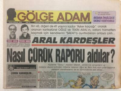 Gölge Adam Gazetesi 1925 Aralık 1989 - Shpyi Acımasız Bir İç Savaş Bekliyor GZ51045 - 1