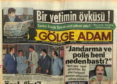 Gölge Adam Gazetesi 28 Ekim 1986 - İşte Küçük Emrahın Öyküsü GZ58374 - 1