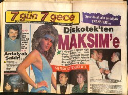 Gölge Adam Gazetesi Magazin Eki 28 Temmuz 1987 - Ajda Pekkan Sadeyi Tercih Ediyor - Muhtemelen Sabancı'nın Alt Kadrosu: Sibel Can, İbrahim Tatlıses GZ150396 - 1