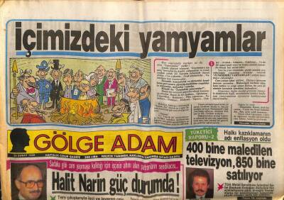 Gölge Adam Gazetesi 29 Şubat 1988 - Mit Raporuyla Ortalığı Karıştıran Doğu Perinçek Sosyalizme Pratikten Ulaştım GZ58471 - 1