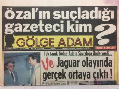 Gölge Adam Gazetesi 29 Temmuz 1986 - Türkan Şoray,Yağmuru Yürürken Görmek İstiyoruz GZ51047 - 1
