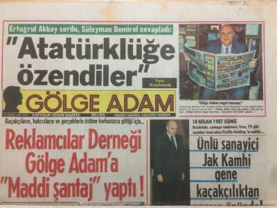 Gölge Adam Gazetesi 31 Mart 1987 - Bülent Ersoy Hiç Bir Defileyi Kaçırmıyor GZ51073 - 1