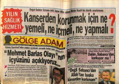 Gölge Adam Gazetesi 31 Mayıs- 7 Haziran 1988 - Mehmet Barlas Olayının İç Yüzü GZ58468 - 1
