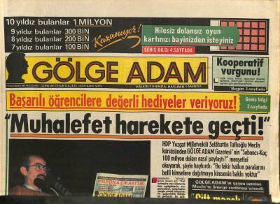 Gölge Adam Gazetesi 5 Haziran 1986 - Şoföre Kazık Atılmasına Belediyeler Göz Yumuyor GZ114265 - 1