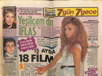 Gölge Adam Gazetesi 7 Gün 7 Gece Eki 1-11 Ekim 1988 - Banu Alkanın Savaşı GZ58529 - 1
