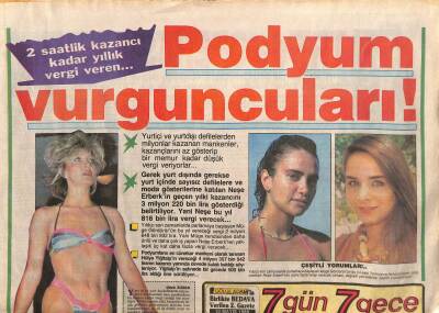 Gölge Adam Gazetesi 7 Gün 7 Gece Eki 10 Mayıs 1988 - Çinde Semra Özala Sevgi Gösterisi GZ114973 - 1