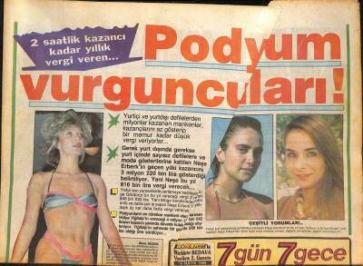 Gölge Adam Gazetesi 7 Gün 7 Gece Eki 10 Mayıs 1988 - Çinde Semra Özala Sevgi Gösterisi GZ126270 - 1