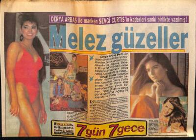 Gölge Adam Gazetesi 7 Gün 7 Gece Eki 12-19 Nisan 1988 - Doğum Günü Hediyesi GZ58542 - 1