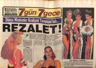 Gölge Adam Gazetesi 7 Gün 7 Gece Eki 14-21 Haziran 1988 - Cihan Ünalın Yeni Umudu GZ58560 - 1