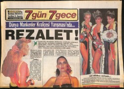 Gölge Adam Gazetesi 7 Gün 7 Gece Eki 14-21 Haziran 1988 - Plakçılar Çarşısı Yine Karıştı * İbrahim Tatlıses GZ127764 - 1