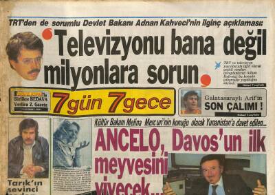 Gölge Adam Gazetesi 7 Gün 7 Gece Eki 16-23 Şubat 1988 - Michael Jackson Aids Mi ? GZ115280 - 1