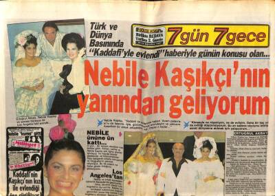 Gölge Adam Gazetesi 7 Gün 7 Gece Eki 18-25 Ağustos 1987 - Şöhretin Yolu Pavyondan Geçer GZ58531 - 1