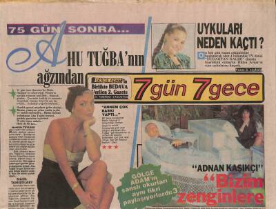 Gölge Adam Gazetesi 7 Gün 7 Gece Eki 24 Temmuz-2 Ağustos - Zeki Alasya,Metin Akpınar Müteahhitliğe Soyundular ! GZ115010 - 1