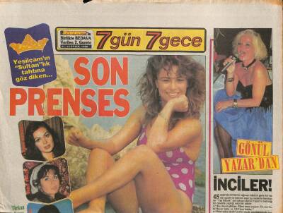 Gölge Adam Gazetesi 7 Gün 7 Gece Eki 6-13 Eylül 1988 - Gönül Yazardan İnciler GZ114967 - 1