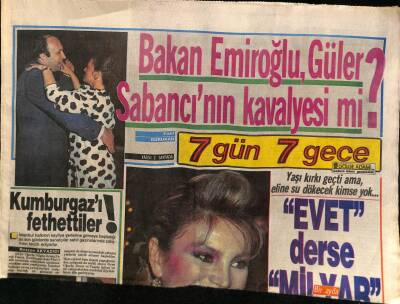 Gölge Adam Gazetesi 7 Gün 7 Gece Eki - Ajda Pekkan Mimarı Brigitte Oskaydan Mücevher Mağazası İçin Bilgi Alıyor Ve Görüşlerini Belirtiyor GZ65847 - 1