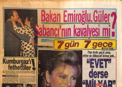 Gölge Adam Gazetesi 7 Gün 7 Gece Eki Ajda Pekkanın Yaşı Kırkı Geçti Ama , Eline Su Dökecek Kimse Yok... GZ106285 - 1