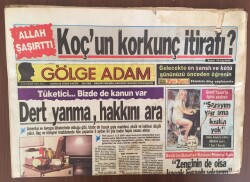 Gölge Adam Gazetesi 7 Gün 7 Gece Eki İle 3-10 Kasım 1987 - Özal Ve İtibar ... GZ10189 - 1
