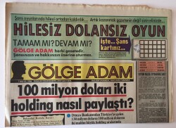 Gölge Adam Gazetesi 7 Mayıs 1986 - İş Adamlarımız Hangi Taktikle Zengin Oluyor GZ10945 - 1