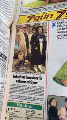 Gölge Adam Gazetesi 7 Nisan 1987 - Fatma Girik Ve Memduh Ün Uludağda GZ76428 - 2