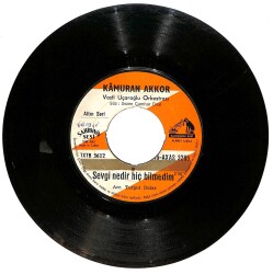 Kamuran Akkor - Sevgi Nedir Hiç Bilmedim / Gönül Ferman Dinlemez Plak (10/6.5) PLK25080 - Gökçekoleksiyon