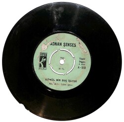 Adnan Şenses - Gönül Bir Suç İşledi / Dünya Dar Oldu Plak (10/7) PLK25221 - Gökçekoleksiyon
