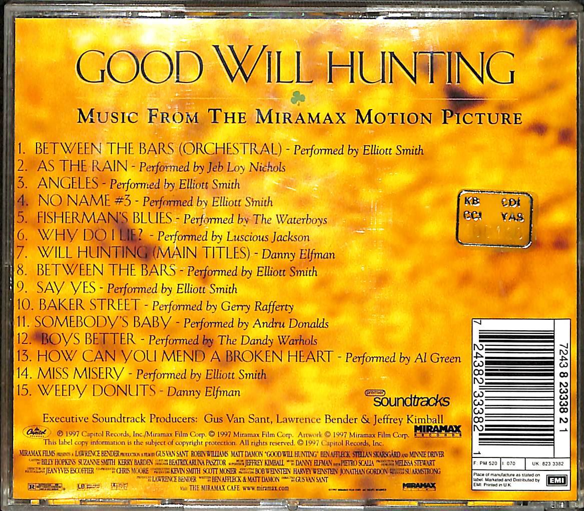 Good Will Hunting (Music From The Miramax Motion Picture) CD (İkinci El) CD4399 - 2