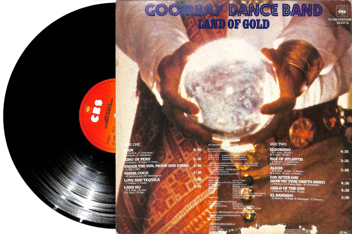 Goombay Dance Band - Land Of Gold (Almanya Baskı) LP PLAK (10/8.5) PLK25973 - 2