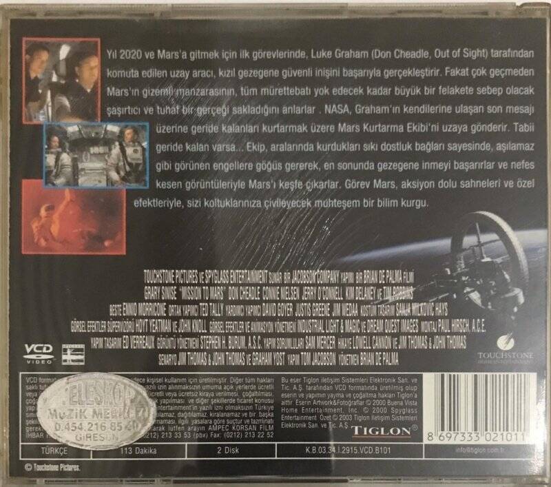 Görev Mars VCD Film VCD4753 - 2