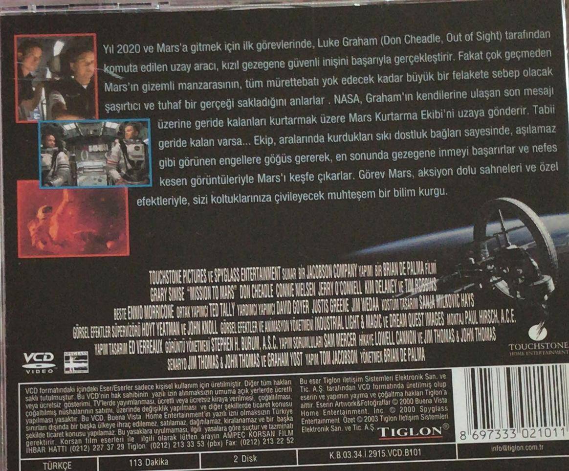 Görev Mars VCD Film VCD7901 - 2