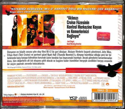 Görevimiz Tehlike 2 VCD Film (108) VCD22139 - 4