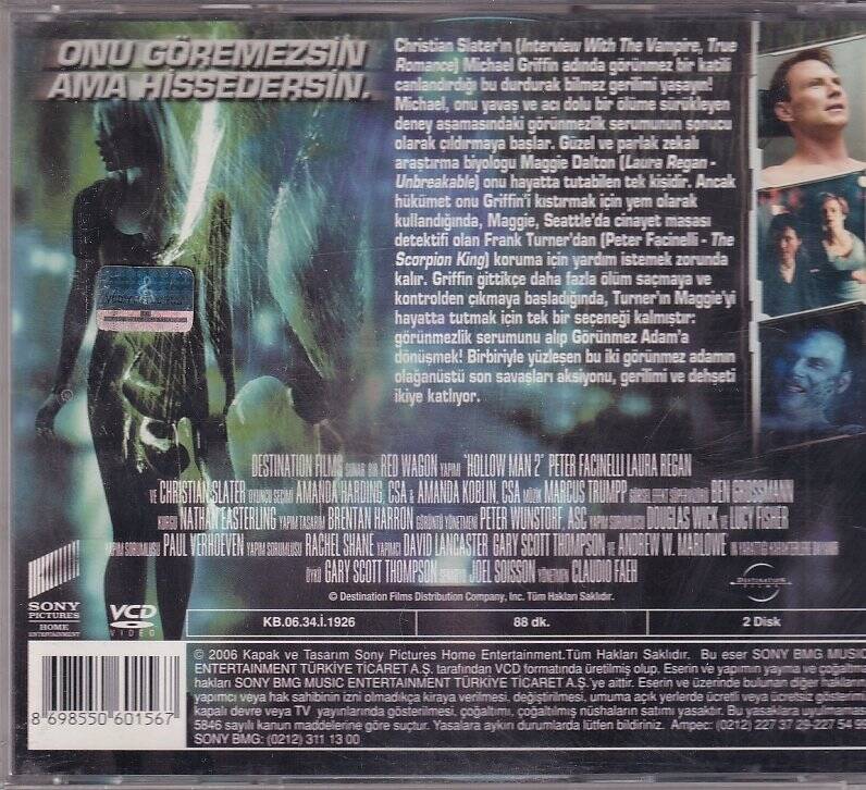 Görünmeyen Tehlike 2 VCD Film VCD7323 - 2