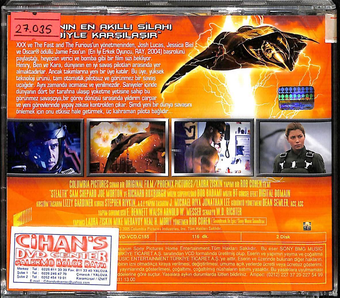 Görünmez Savaşçı (Josh Lucas) VCD Film VCD15542 - 2