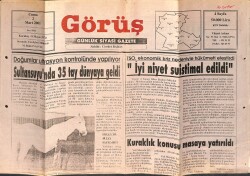 Görüş Günlük Siyasi Gazete 2 Mart 2001 - Cüneyt Arkın , Zararlı Alışkanlıkları Anlattı GZ160826 - Gökçekoleksiyon