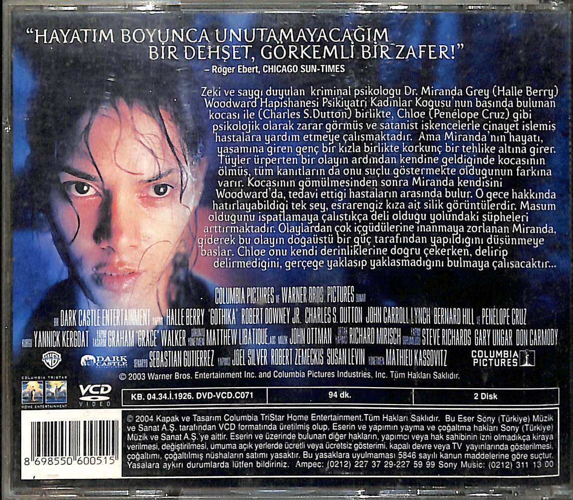 Gothika VCD Film (İkinci El) VCD27628 - 2
