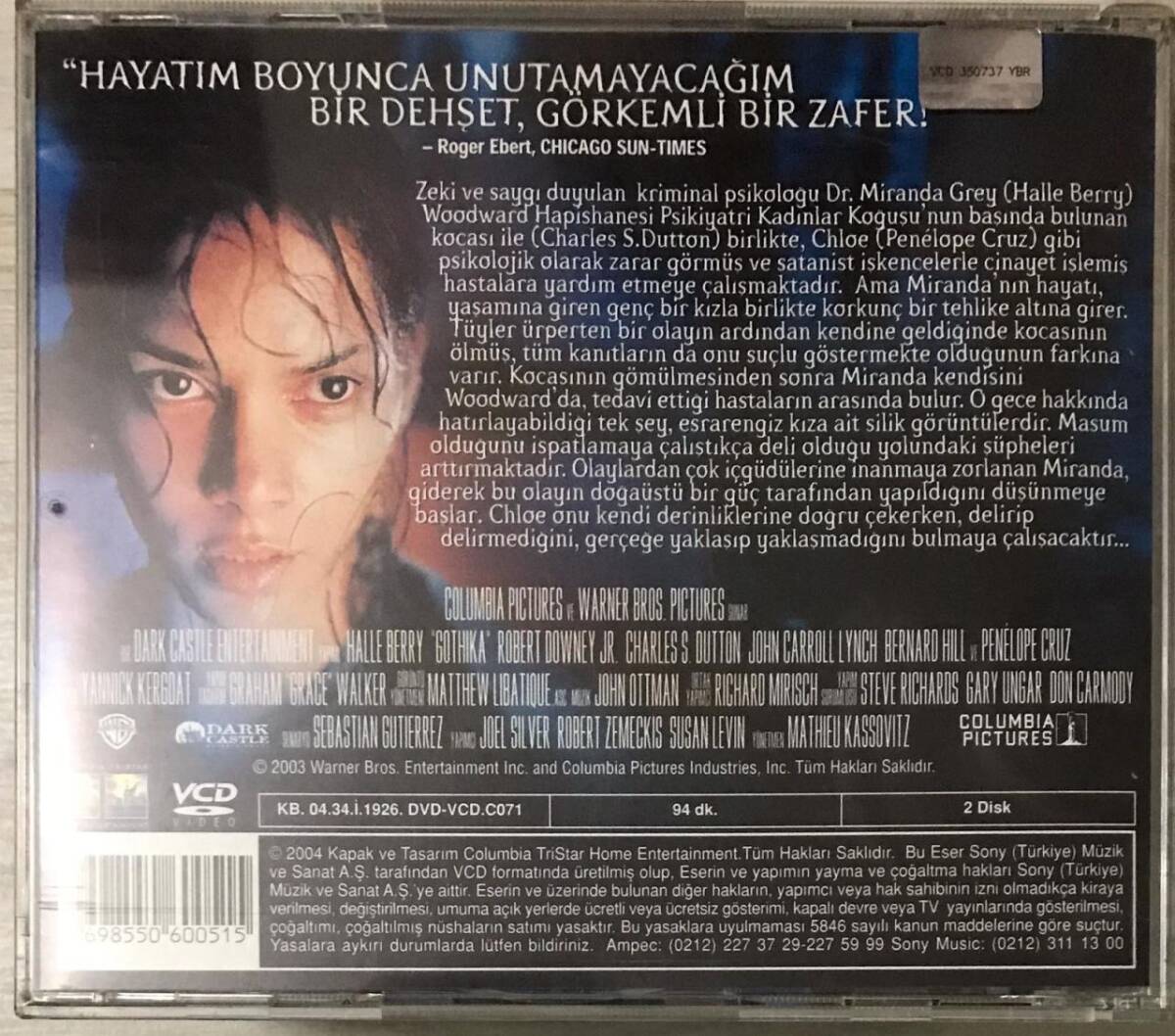 Gothika VCD Film VCD5904 - 2