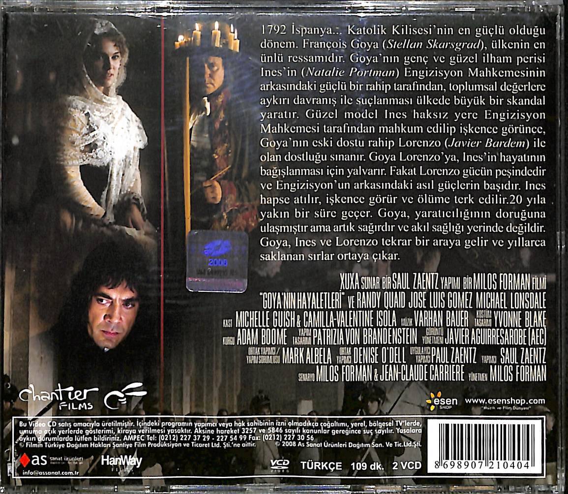 Goya'nın Hayaletleri - Goya's Ghosts (2006) Orijinal VCD Film ' Natalie Portman ' VCD28118 - 2