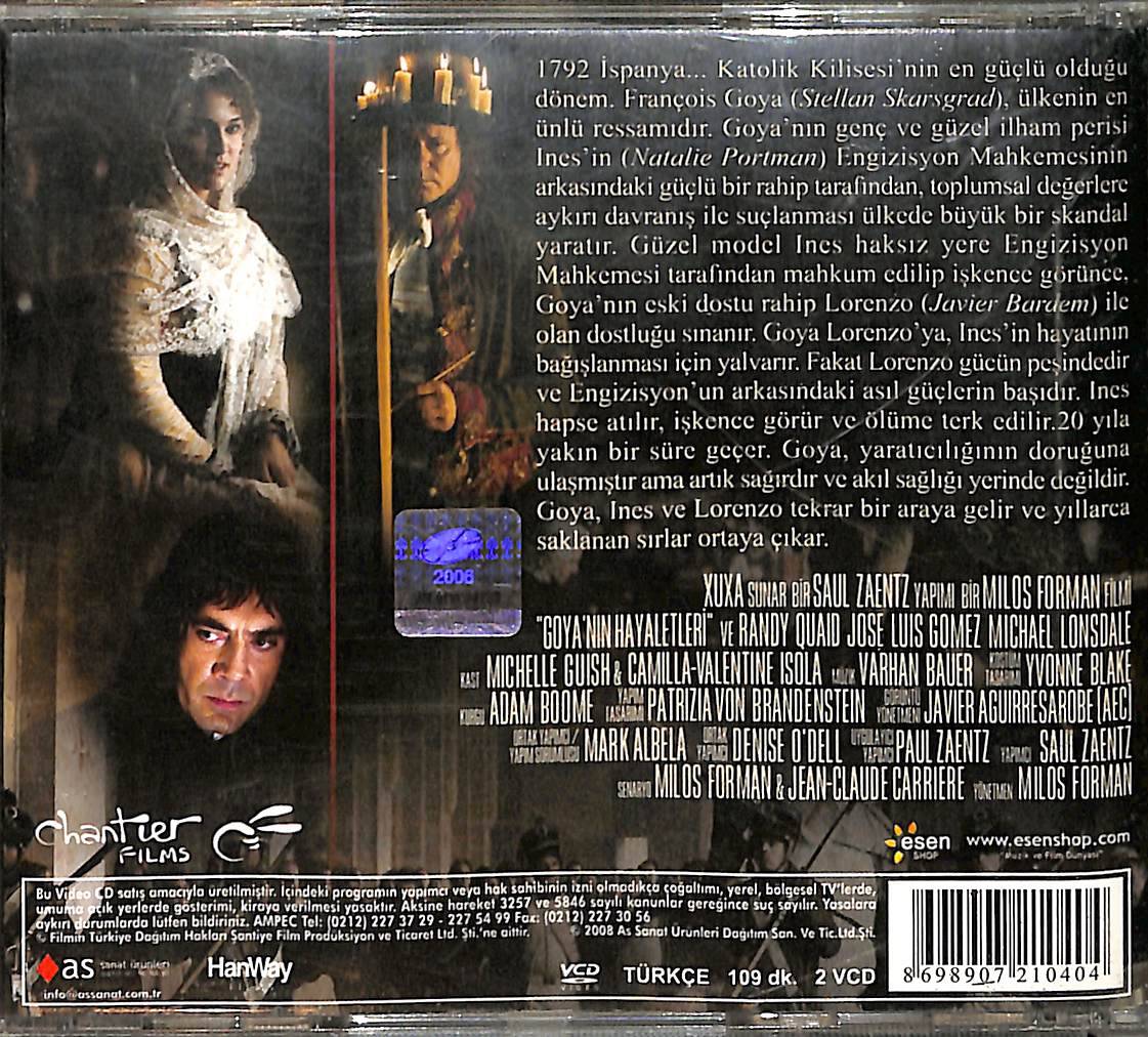 Goya'nın Hayaletleri - Goya's Ghosts (2006) Orijinal VCD Film ' Natalie Portman ' VCD28583 - 2