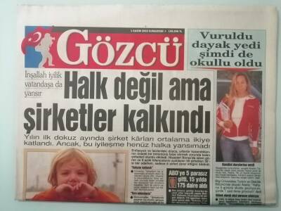 Gözcü Gazetesi 1 Kasım 2003 Asena Kendini Derslerine Verdi -GZ14786 - 1